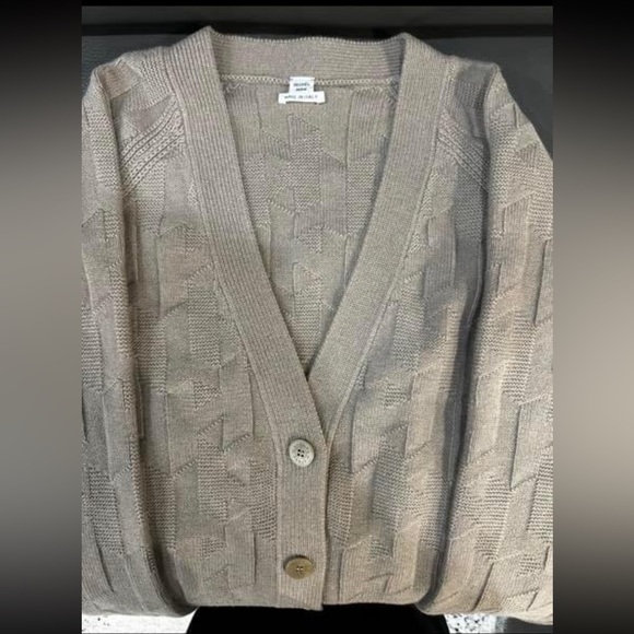 Hermes H cardigan etoupe size 38 nwt - Picture 3 of 4